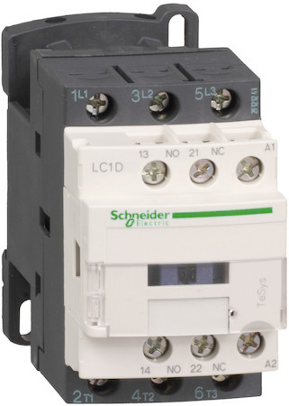 Schneider Electric LC1D09M7TQ КОНТАКТОР D 3Р,9 A,НО+НЗ,220V 50/60 ГЦ,ЗАЖИМ ПОД ВИНТ,