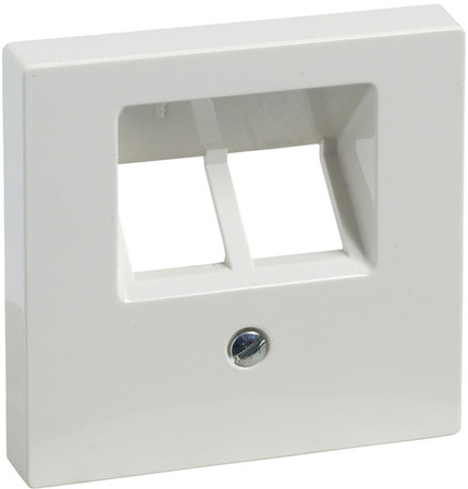 Schneider Electric MTN296119 MERTEN ЦЕНТР.ПЛАТА д/розетки RJ45, 2 поста, ПОЛ.БЕЛЫЙ, SM