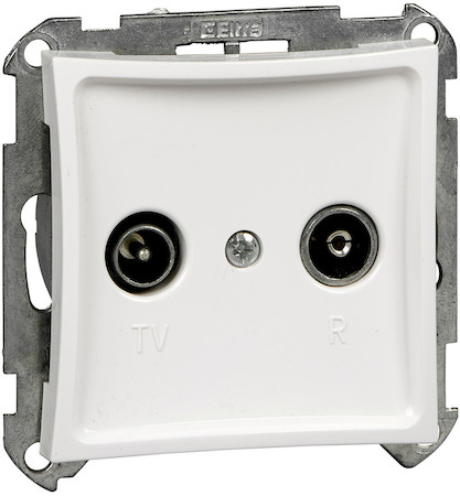 Schneider Electric WDE000197 ДУЭТ TV-R РОЗЕТКА оконечная 8DB, механизм, БЕЛЫЙ