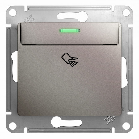 Schneider Electric GSL001269 GLOSSA Карточный ВЫКЛЮЧАТЕЛЬ,10AX, механизм, ПЛАТИНА