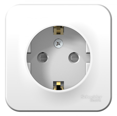 Schneider Electric BLNRA011121 BLANCA О/У РОЗЕТКА с заземлением со шторками МОНТ. ПЛ.16А, 250В, БЕЛЫЙ