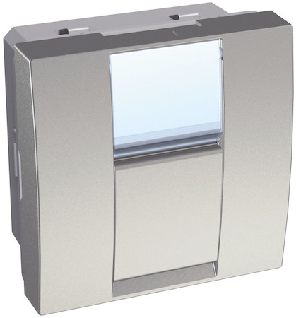 Schneider Electric ALB46346N ALTIRA РОЗЕТКА S-ONE 1XRJ45 CAT 6 ЭКРАН МЕТАЛЛ