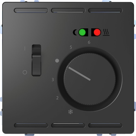 Schneider Electric MTN5764-6034 MERTEN D-Life ТЕРМОРЕГУЛ. ТЕПЛ. ПОЛА с центр. пл. с выкл. +4м 230В, АНТРАЦИТ, SD