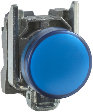 Schneider Electric XB4BV5B6 СИГНАЛЬНАЯ ЛАМПА, СИНЯЯ, ВСТР. СВЕТОДИОД, 400 В