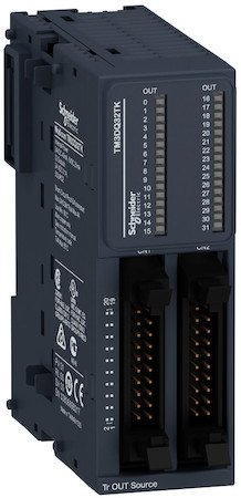 Schneider Electric TM3DQ32TK ДИСКРЕТНЫЙ МОДУЛЬ РАСШИРЕНИЯ ТМ3- 32 ВЫХОДА ТРАНЗИСТ ИСТОЧНИК НЕ10