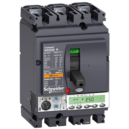 Schneider Electric LV433530 3П АВТОМ.ВЫКЛ. M6.2E-M 150A NSX250R(200кА/415В, 45кА/690B)