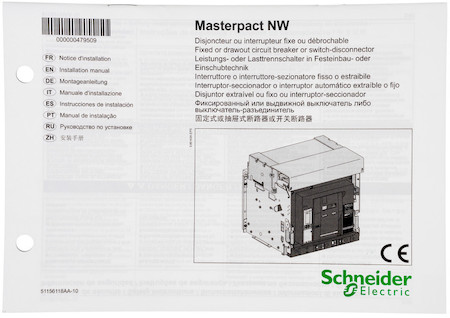 Schneider Electric 47950 NW ИНСТРУКЦИЯ ПО УСТАНОВКЕ