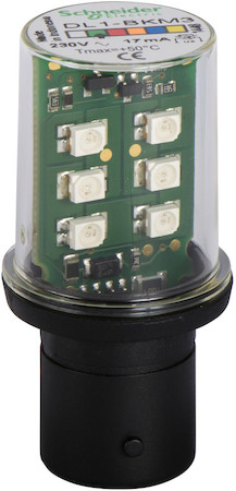 Schneider Electric СВЕТОДИОДН. КЛАСТЕР 230В ЗЕЛЕНЫЙ DL1BKM3