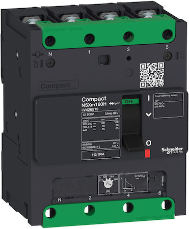 Schneider Electric LV426577 4П4Т АВТОМ. ВЫКЛ. NSXm 70kA TM100D каб.наконеч./шины