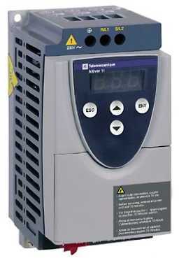 Schneider Electric ATV11PU09M2E Преобразователь частоты ATV11 0,37кВт 220В 1ф ев