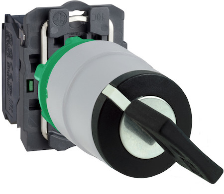Schneider Electric XB5AG21C1 ПЕРЕКЛЮЧАТЕЛЬ 22ММ 2 ПОЗИЦИИ С КЛЮЧЕМ, ЗАПОДЛИЦО, 1НО, ПЛАСТИК C1