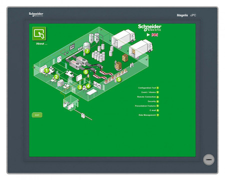 Schneider Electric HMIPUH9A2P01 Panel PC HDD 19" AC 2 PCI 1,6ГГц
