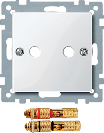 Schneider Electric MTN468819 MERTEN ЦЕНТР.ПЛАТА для аудио розетки ПОЛ.БЕЛЫЙ, SM