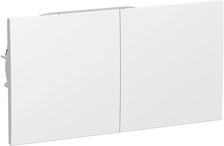Schneider Electric ATN000128 ATLASDESIGN РОЗЕТКА двойн. с заземл.со штор.со сдвиж. крышк, 16А, в сборе, БЕЛЫЙ