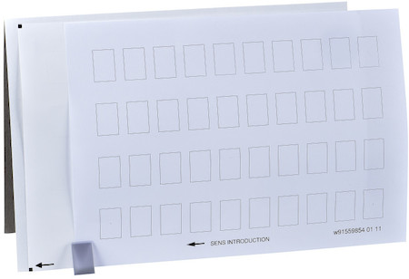 Schneider Electric ZBY5100 ЛИСТЫ С 40 МАРКИРОВКАМИ D22 18 X 27 MM