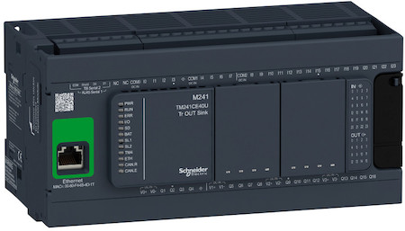 Schneider Electric TM241CE40U БАЗОВЫЙ БЛОК M241-40IO ТРАНЗИСТ ПРИЕМНИК ETHERNET