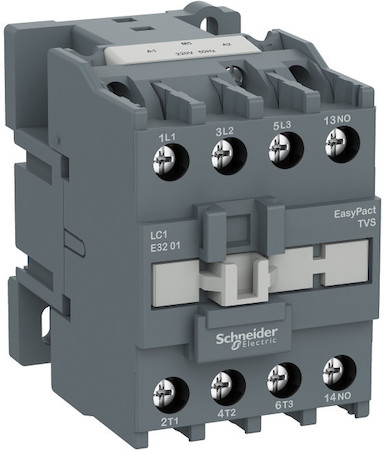 Schneider Electric LC1E3810B5 КОНТАКТОР TVS 1НО 38А 400В AC3 24В 50ГЦ