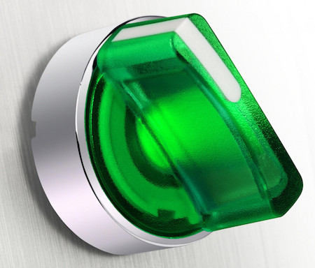 Schneider Electric XB4BK123B5 ПЕРЕКЛЮЧАТЕЛЬ 22ММ 24В ЗЕЛЕНЫЙ С ПОДСВ.
