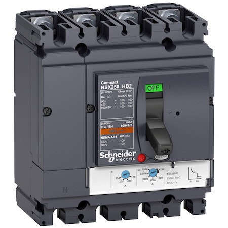 Schneider Electric LV433229 4П АВТОМ.ВЫКЛ. TM100D NSX100HB2 (100кА при 690B)