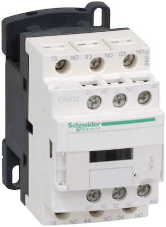 Schneider Electric CAD32M7 ПРОМЕЖ. РЕЛЕ 3НО+2НЗ, ЦЕПЬ УПРАВЛ. 220В 50/60ГЦ, МЕХАН. ИЗНОСОСТОЙКОСТЬ 180 Ц/М