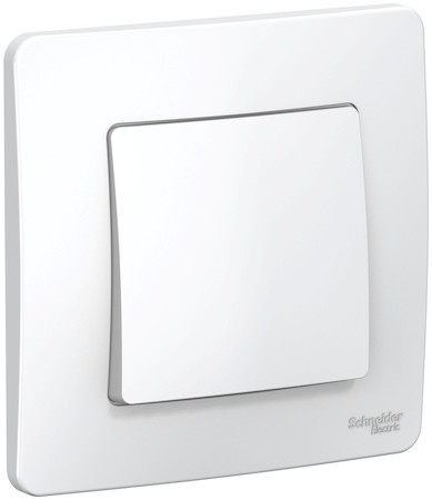Schneider Electric BLNVS010601 BLANCA С/У 1-клавишный ПЕРЕКЛЮЧАТЕЛЬ (cх.6), 10А, 250B, БЕЛЫЙ