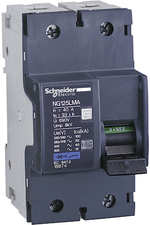 Schneider Electric 18876 АВТОМАТИЧЕСКИЙ ВЫКЛ. NG125L 2П 80A MA