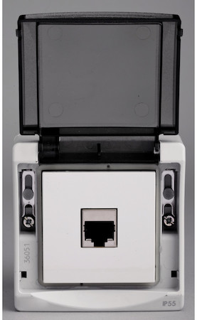 Schneider Electric ENN36051 Розетка RJ45, 5 FTP о/у в сбо сер IP55