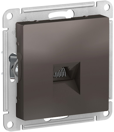 Schneider Electric ATN000683 ATLASDESIGN РОЗЕТКА компьютерная RJ45, кат. 5Е, механизм, МОККО