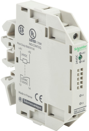 Schneider Electric ИНТЕРФЕЙС ВЫХ 1НЗ 12MM 24В ABR2S112B