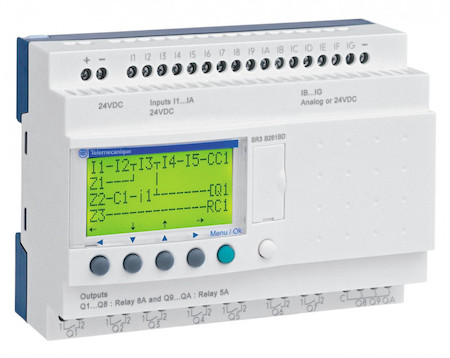 Schneider Electric SR3B261BD ZELIO LOGIC РЕЛЕ МОДУЛЬН 26ВХ/ВЫХ =24В