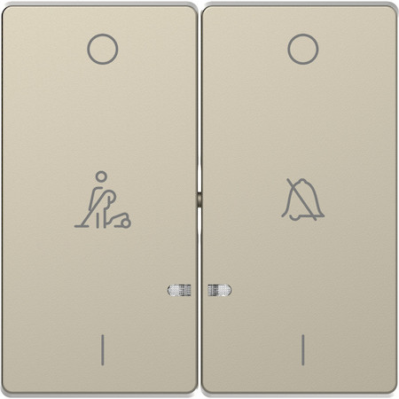 Schneider Electric MTN3429-6033 MERTEN D-Life КЛАВИША 2-ная, линзой LED, символ: звонок/горничная, САХАРА
