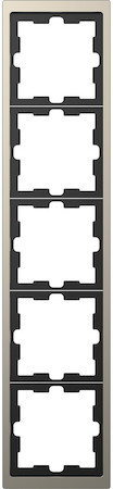 Schneider Electric MTN4050-6550 MERTEN D-Life РАМКА 5-постовая, НИКЕЛЬ