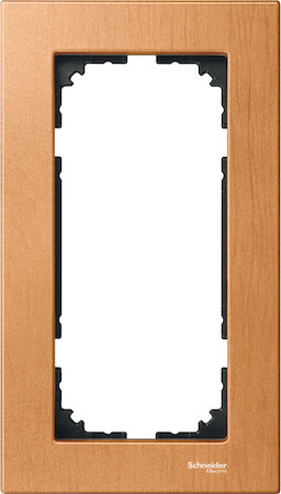 Schneider Electric MTN4058-3470 MERTEN M-Elegance РАМКА деревянная 2 поста б/перегородки, БУК, SM