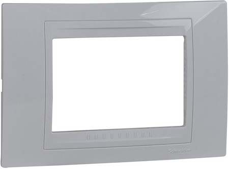 Schneider Electric MGU4.103.18 UNICA РАМКА на 3 модуля, БЕЛЫЙ