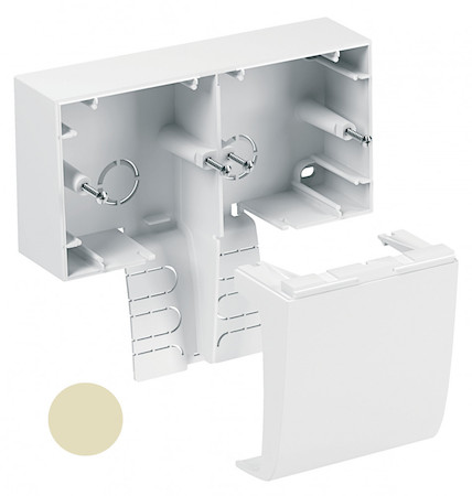 Schneider Electric ISM18455 TML-E-коробка двойная П-Крышка, бежевый