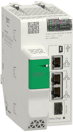 Schneider Electric BMEH586040C M580 ЦПУ горячего резер. ур. 6, ОЗУ 64 MB, RIO (до 31 ст. X80+Quantum IO), лак.