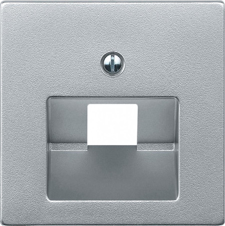 Schneider Electric MTN298360 MERTEN ЦЕНТР.ПЛАТА д/розетки RJ45, 1 пост, АЛЮМИНИЙ, SM