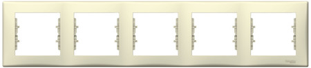 Schneider Electric SDN5800947 SEDNA РАМКА 5-постовая, горизонтальная, БЕЖЕВЫЙ