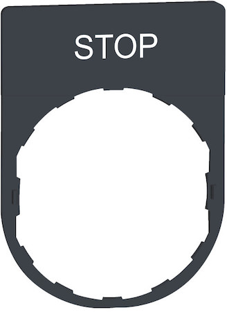 Schneider Electric ZBYP2304 ДЕРЖАТЕЛЬ МАРКИРОВКИ "STOP"