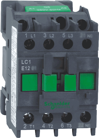 Schneider Electric LC1E1201B5 КОНТАКТОР TVS 1НЗ 12А 400В AC3 24В 50ГЦ