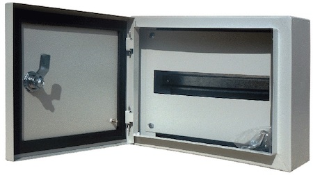 30250DEK Корпус мет. нав. 250х300х120, 12 мод., IP54, ЩРН-12 DEKraft