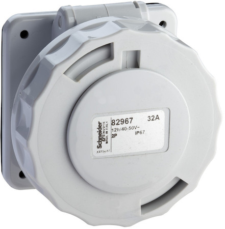 Schneider Electric 82977 ПАНЕЛ РОЗ 32A 2P 20-25/40-50 IP67