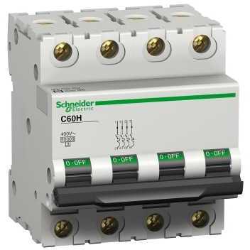 Schneider Electric 25148 АВТ. ВЫКЛ. C60H 4П 32A D