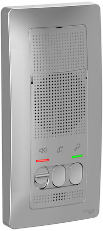 Schneider Electric BLNDA000013 BLANCA ПЕРЕГОВОРНОЕ УСТРОЙСТВО (ДОМОФОН), настен.монтаж, 4,5В, АЛЮМИНИЙ