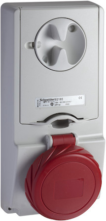 Schneider Electric 82197 РОЗ UNIKA Б/ЗАЩ 32A 3P-N-E 380-415 IP65