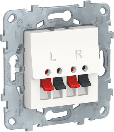 Schneider Electric NU548618 UNICA NEW АУДИОрозетка, белый