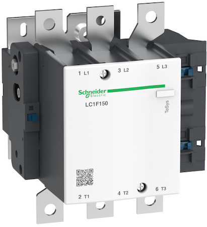 Schneider Electric LC1F150FE7 Contactor TeSys LC1-F, 3p, 150A, AC-3, 440V, coil 110 V AC