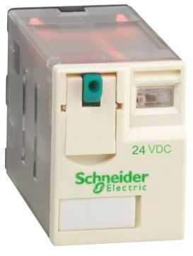 Schneider Electric RXM2AB1BDTQ РЕЛЕ 2 CO 24В ПОСТ ТОКА