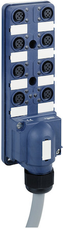 Schneider Electric ABE9C1280L05 КЛЕММ БЛОК ПАССИВ IP67 8 КАНАЛ M12 С КАБ