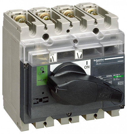 Schneider Electric 31167 ВЫКЛЮЧАТЕЛЬ-РАЗЪЕДИНИТЕЛЬ INV250 4П